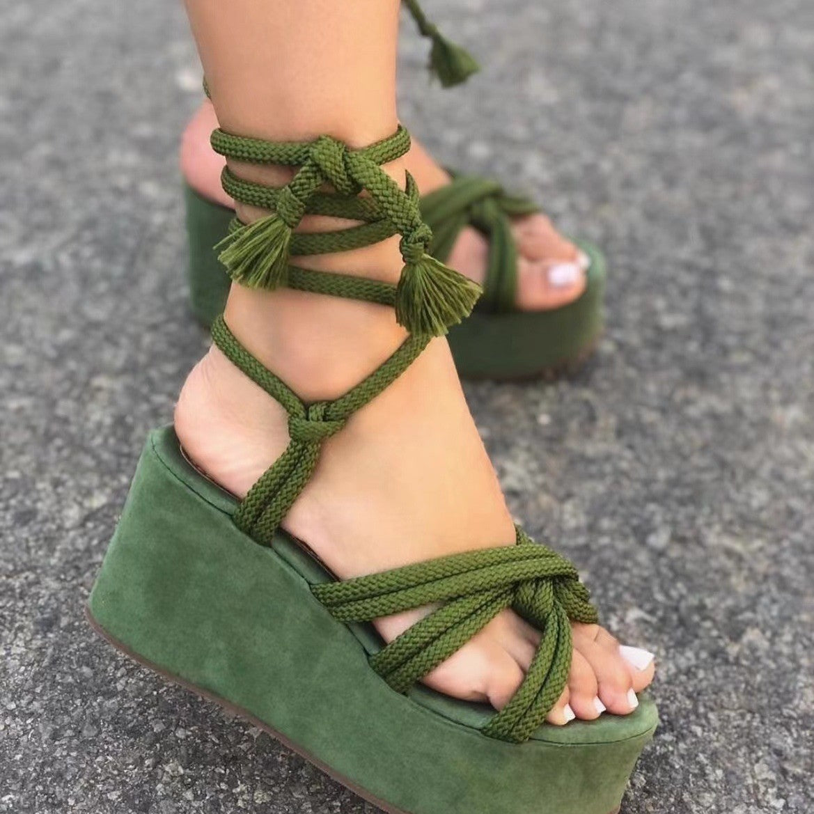 Strappy sandals