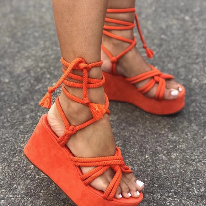 Strappy sandals