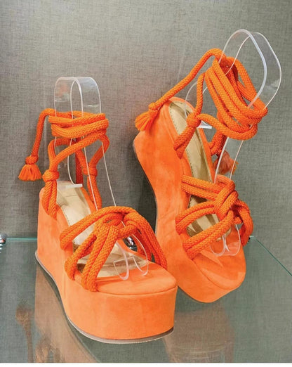 Strappy sandals