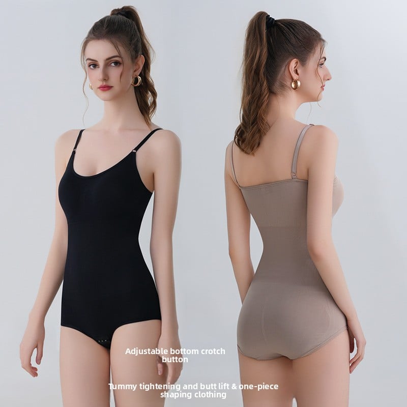 Strappy shaping corset
