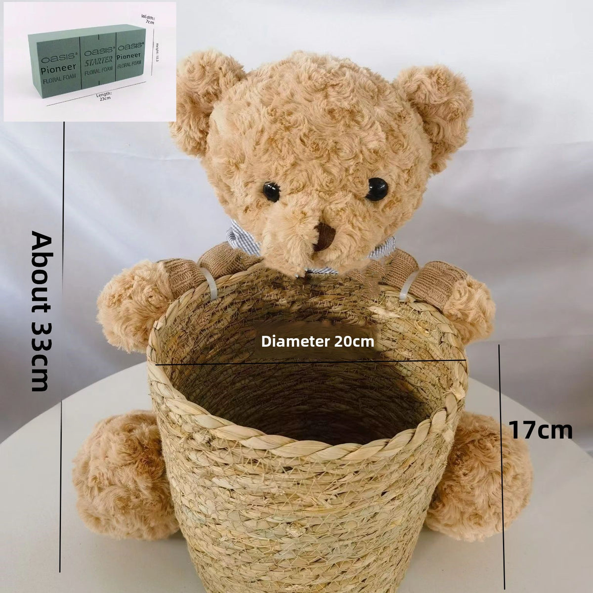 Straw Basket Set