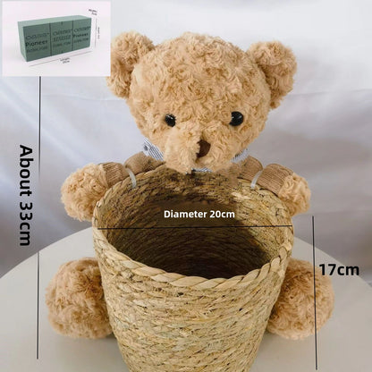 Straw Basket Set