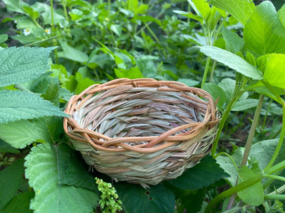 Straw birdhouse