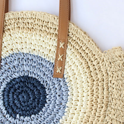 Straw Shoulder Bag for Women