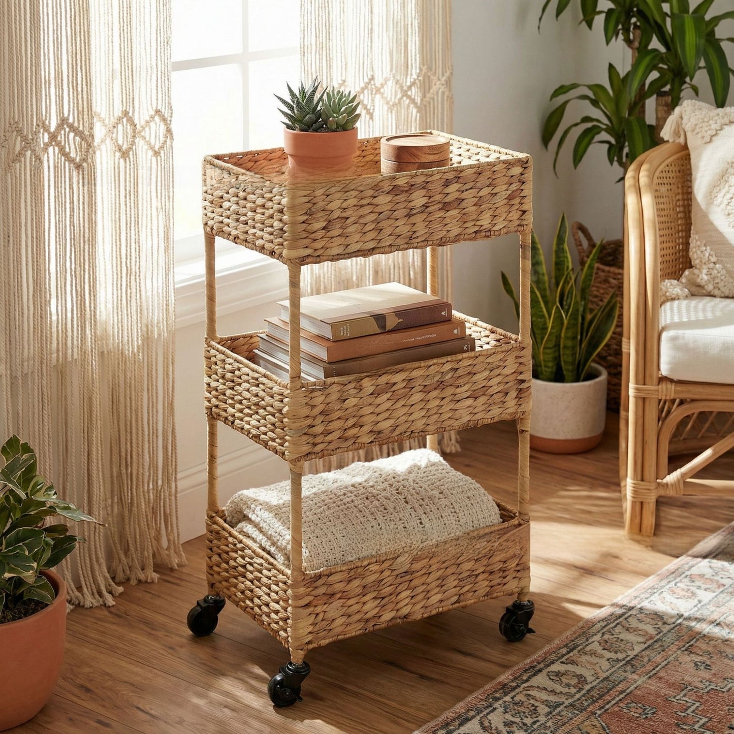 Straw Storage Rack