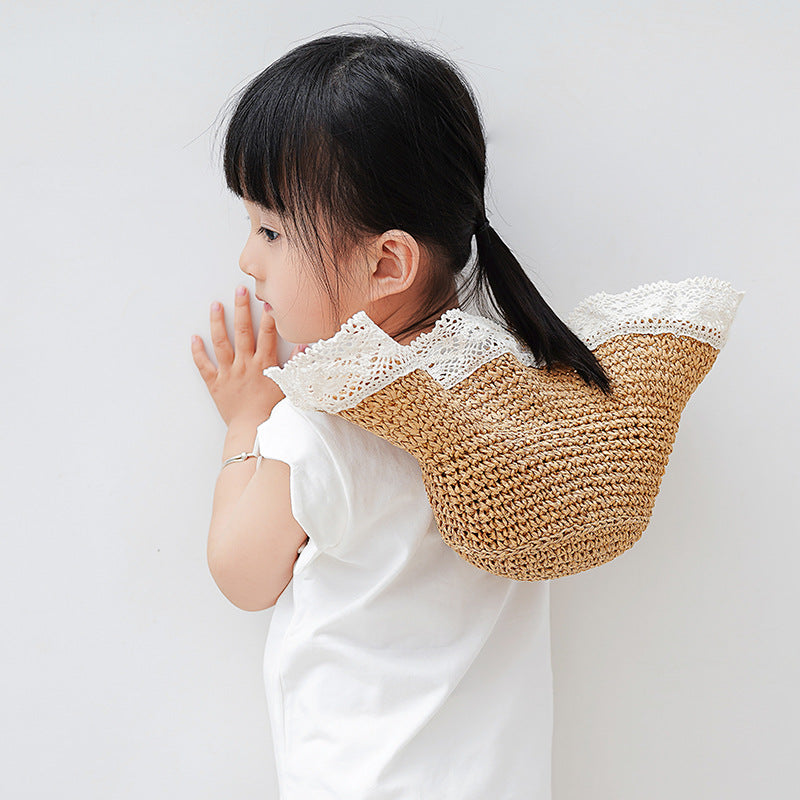 Straw Sun Hat for Women and Children
