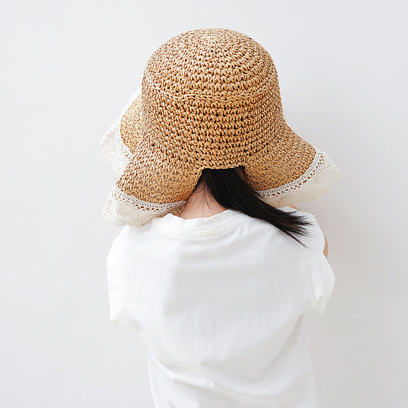Straw Sun Hat for Women and Children