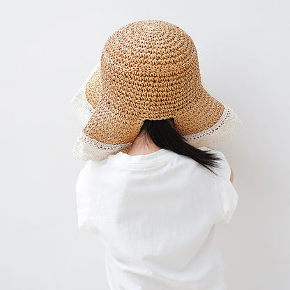 Straw Sun Hat for Women and Children