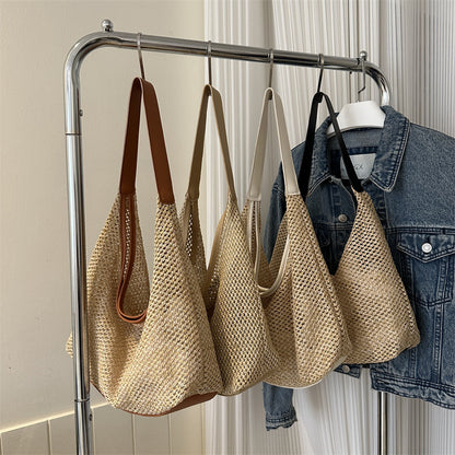 straw tote bag