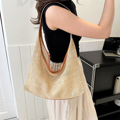 straw tote bag