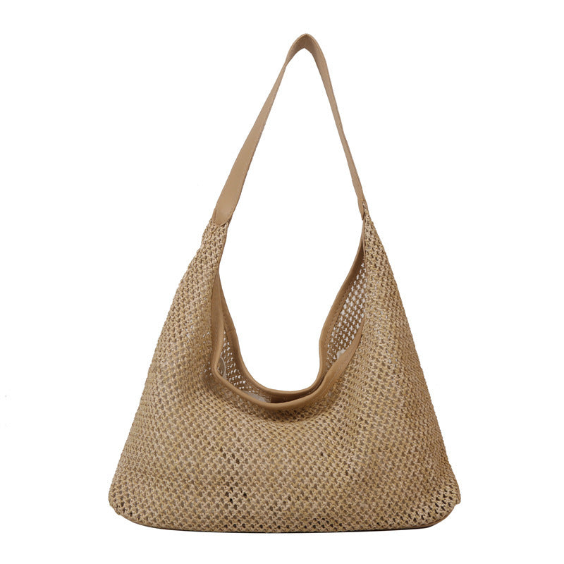 straw tote bag