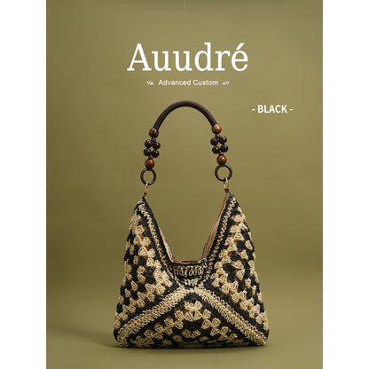 straw tote bag