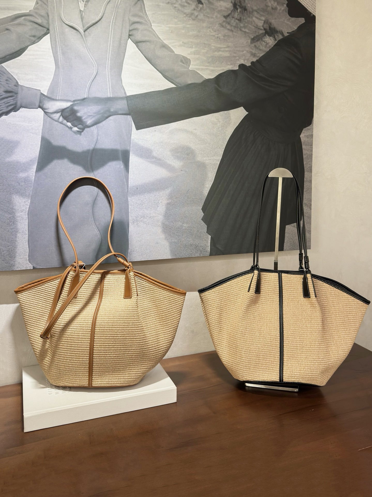 Straw Woven Bag with Large Capacity