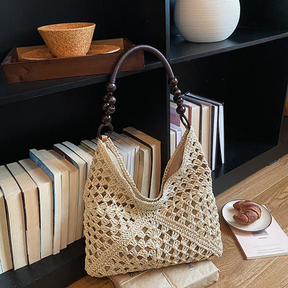 Straw Woven Tote Shoulder Bag