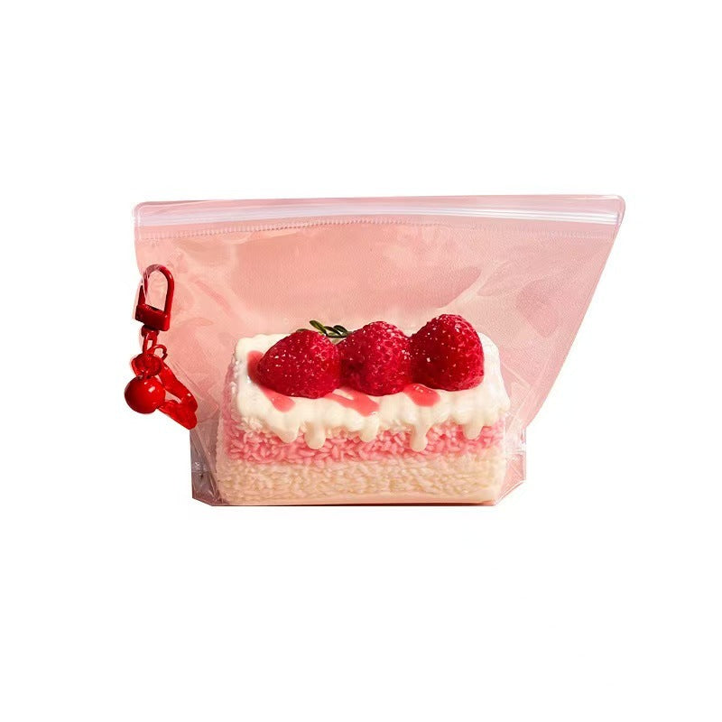 Strawberry cake squeeze