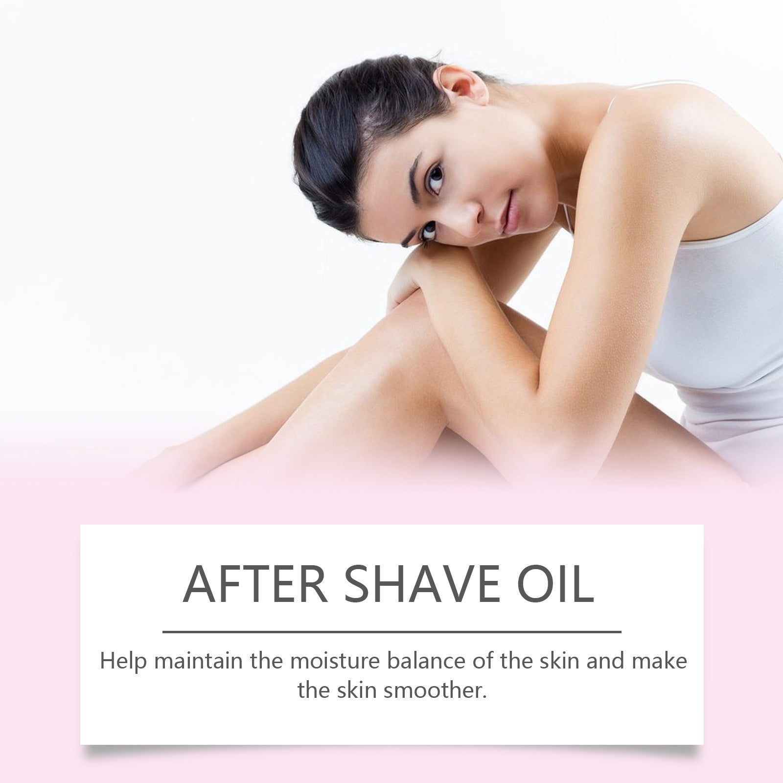 Strawberry-flavored hair removal and shaving care essential oil