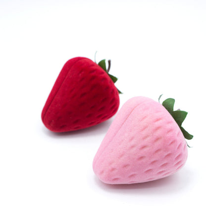 Strawberry Flocking Jewelry Box