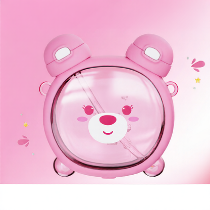 Strawberry Life Teddy Bear Water Bottle
