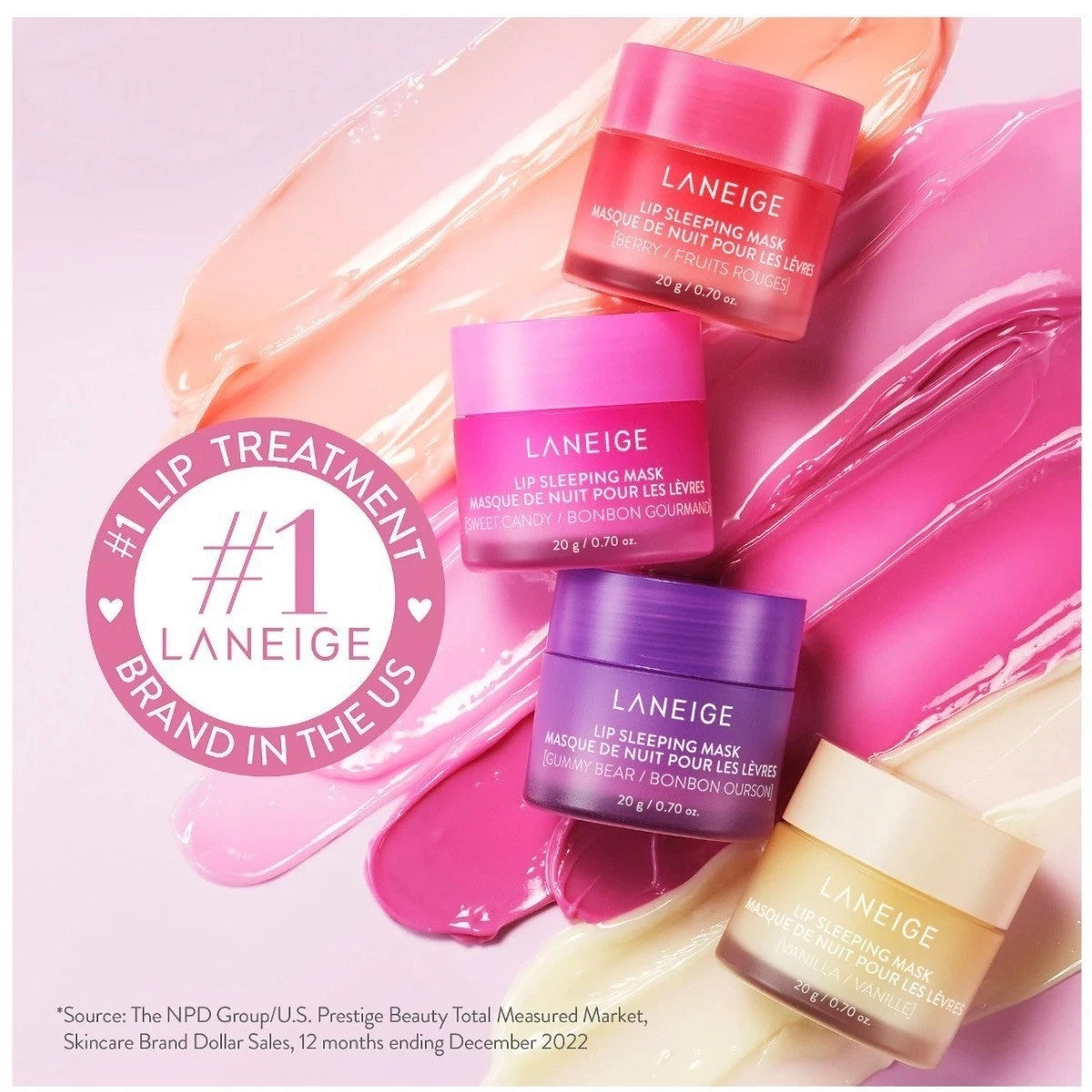 Strawberry Lip Mask and Balm Set