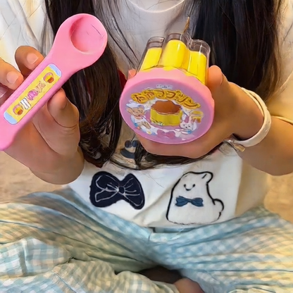 Strawberry pudding feeding toy
