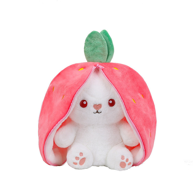 Strawberry Rabbit Plush Doll Toy