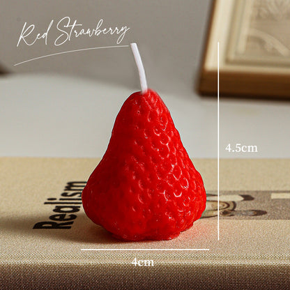 Strawberry Scented Soy Wax Candle