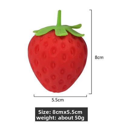 Strawberry Shaped Squeeze Stress Relief Toy
