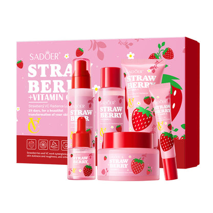 Strawberry VC Brightening Skincare Set