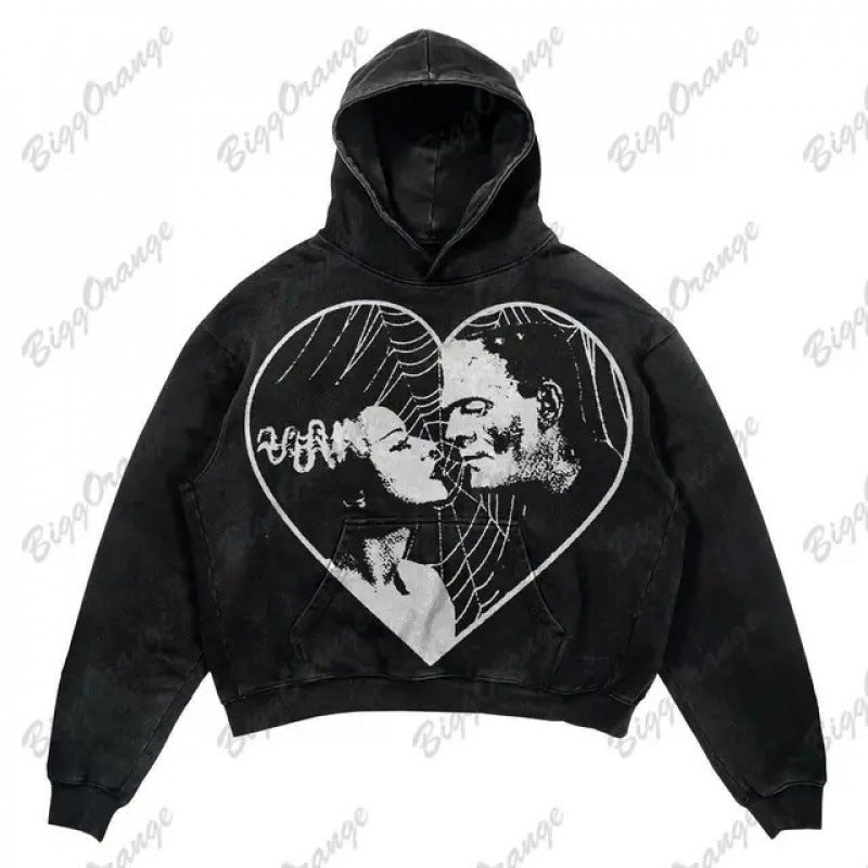 Street Fashion Brand Skull Pullover Sweat