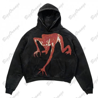 Street Fashion Brand Skull Pullover Sweat