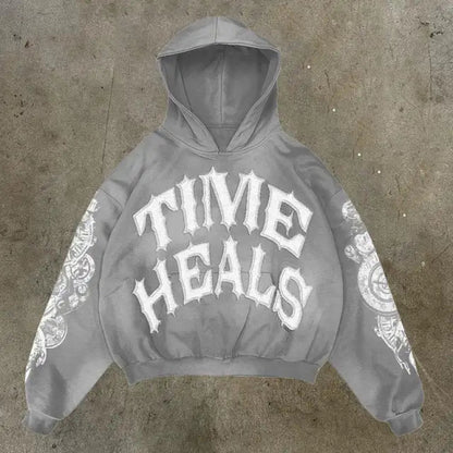 Street Fashion Brand Skull Pullover Sweat