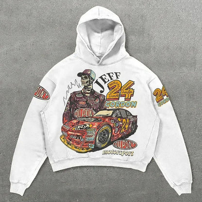 Street Fashion Brand Skull Pullover Sweat