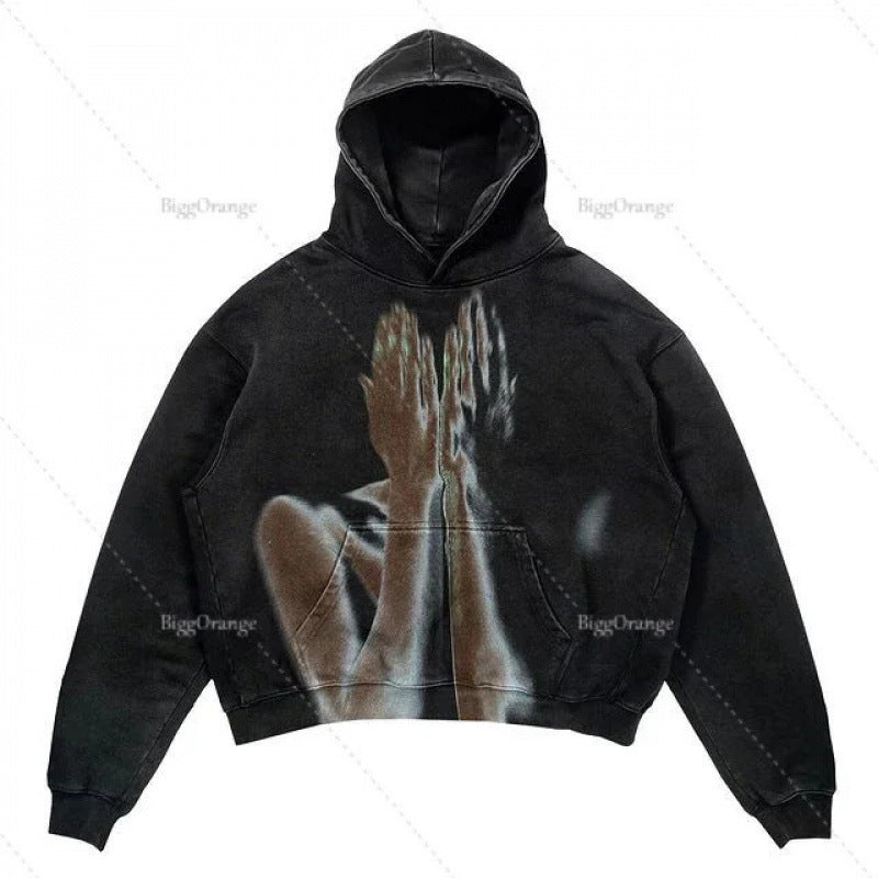 Street Fashion Brand Skull Pullover Sweat