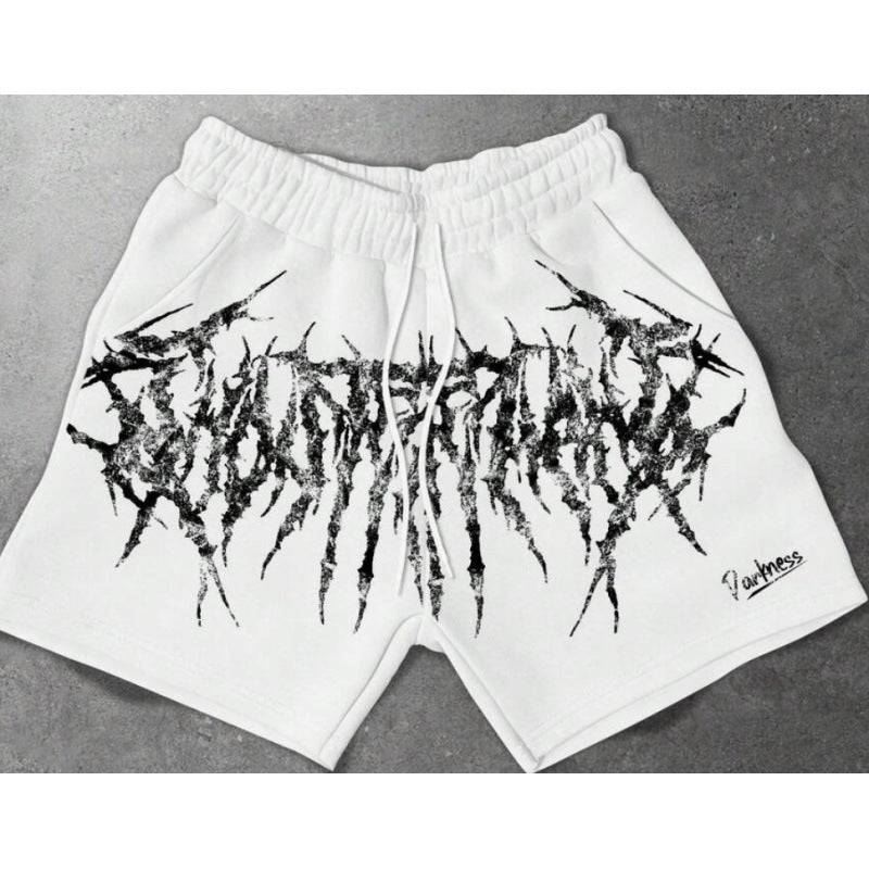 Street Hip-Hop Printed Shorts