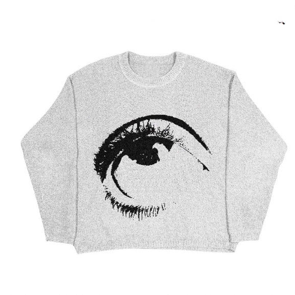 Street Style Jacquard Knit Sweater