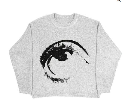 Street Style Jacquard Knit Sweater