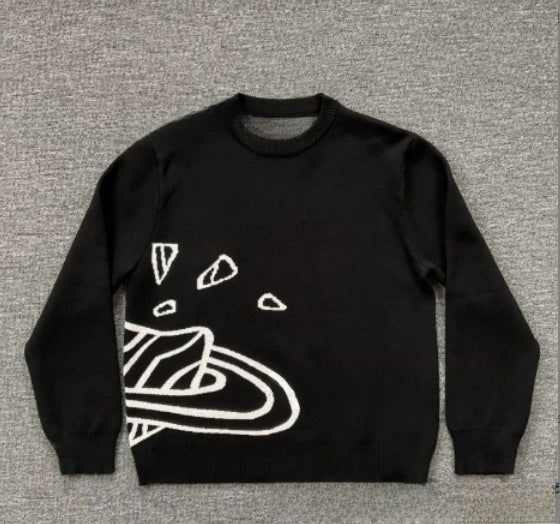 Street Style Jacquard Knit Sweater