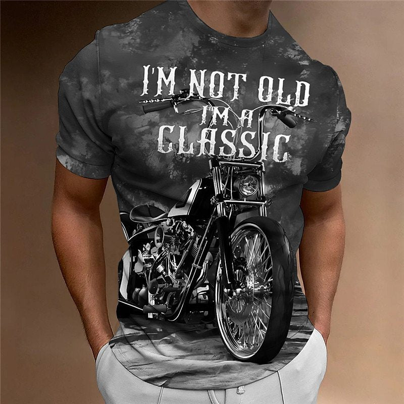 Street-style Trendy Men's Round-Neck T-Shirt
