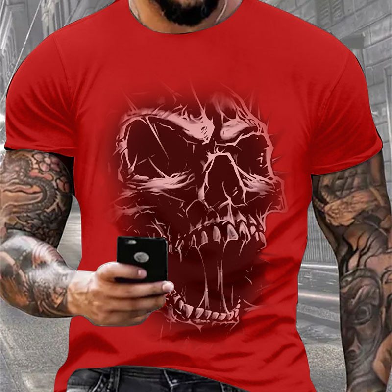 Street trend fashion men's round-neck T-shirt