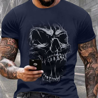 Street trend fashion men's round-neck T-shirt