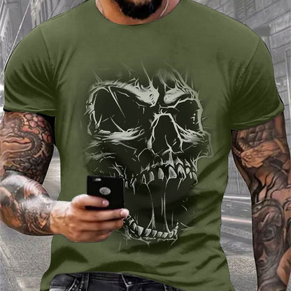 Street trend fashion men's round-neck T-shirt