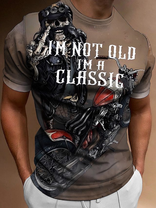Street trend fashion men's round-neck T-shirt