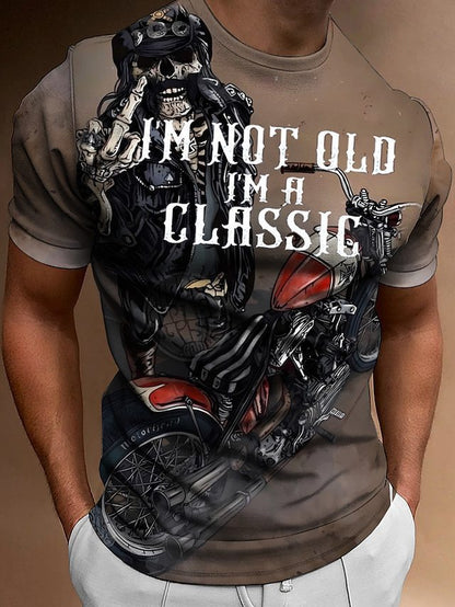 Street trend fashion men's round-neck T-shirt