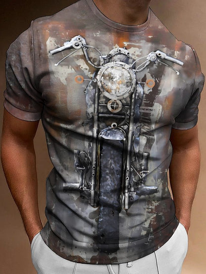 Street trend fashion men's round-neck T-shirt