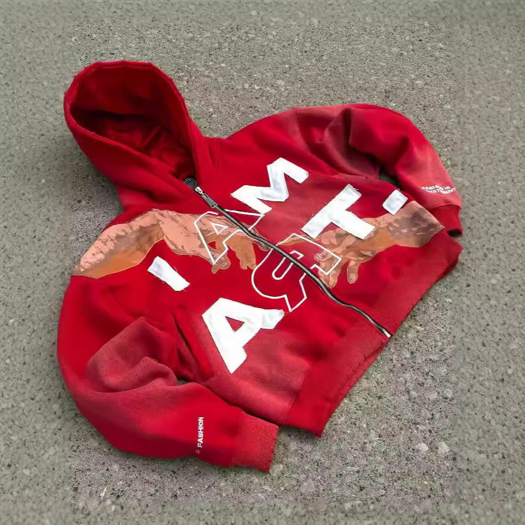 Streetwear 3D Print Loose Fit Hoodie