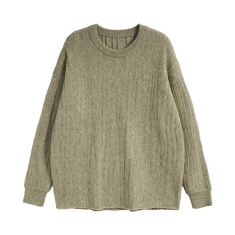 Streetwear Retro Sweater with Embroidery