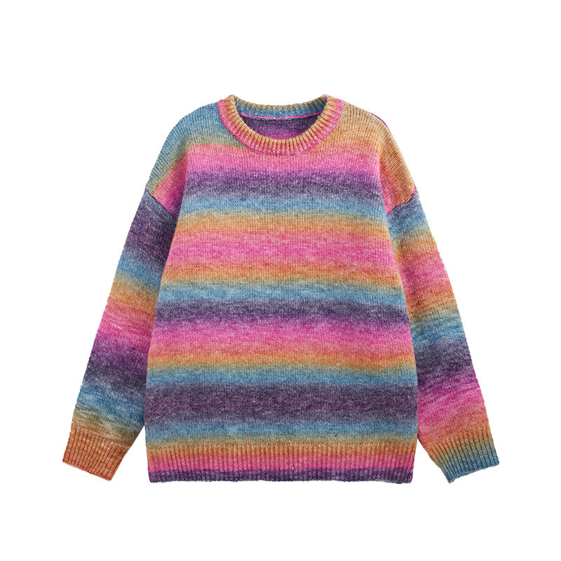Streetwear Retro Sweater with Embroidery