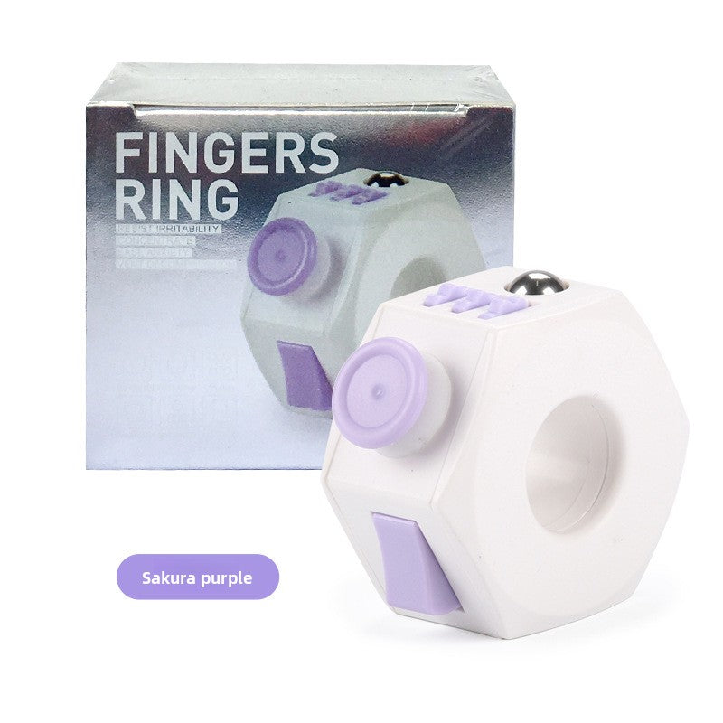 Stress Relief Ring Toy Multifunctional Sensory Fidget Toy