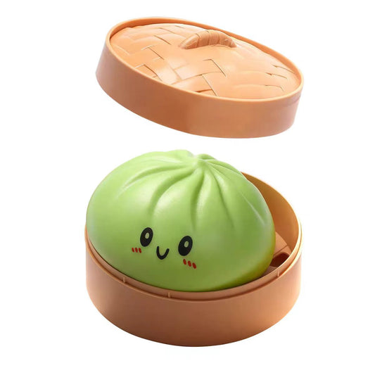 Stress-relief simulation steamed bun