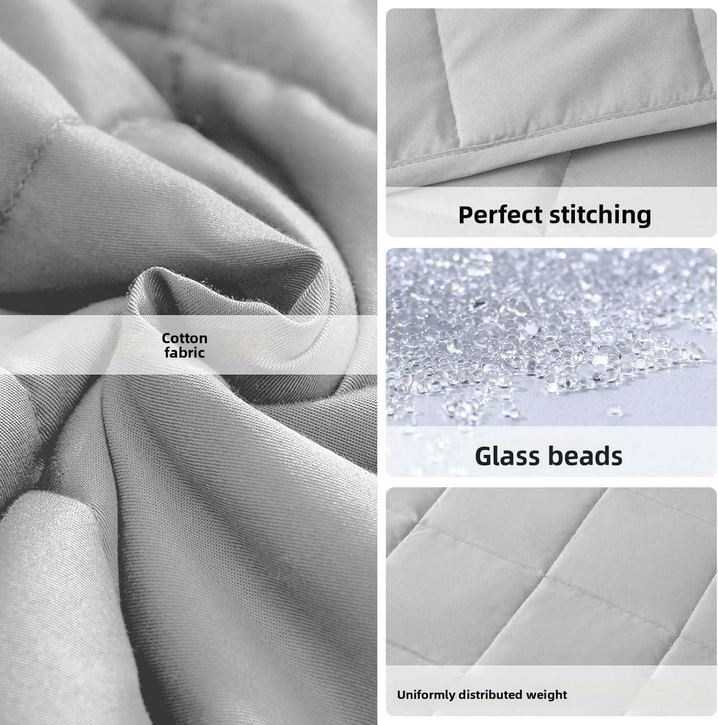 Stress-relieving and sleep-improving gravity blanket